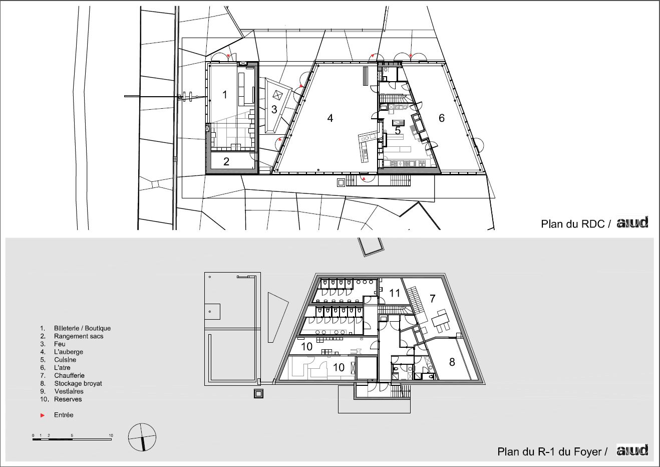 Foyer, plans