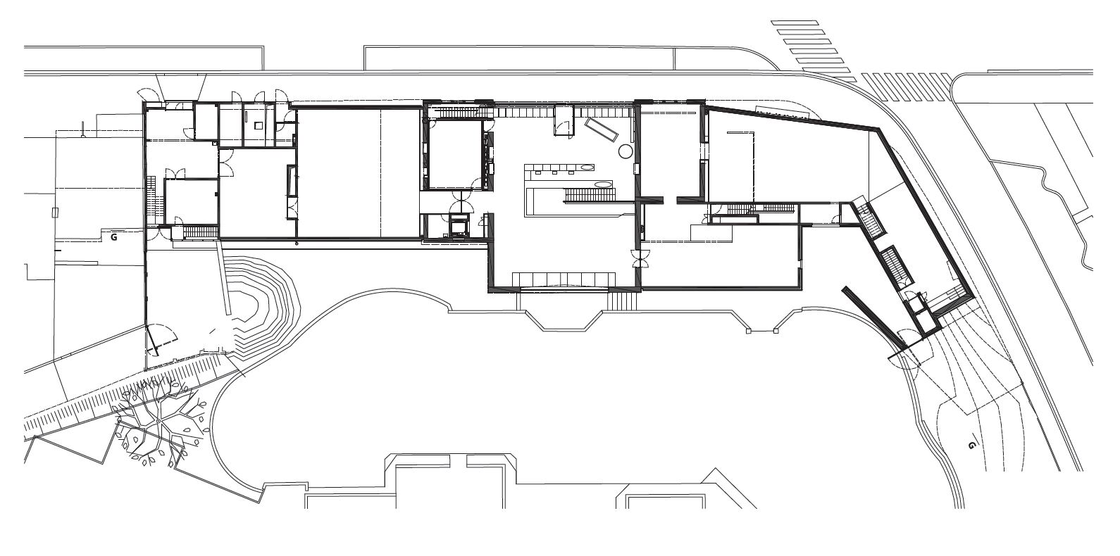 Mons Memorial Museum, plan rdc