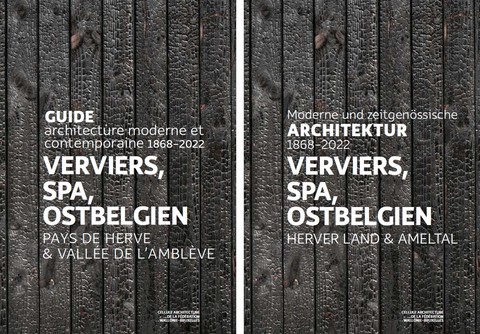 Couvertures guide Verviers en français et en anglais