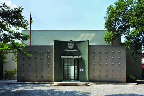 Photo du bâtiment du Pavillon de la Belgique, La Biennale di Venezia, Giardini,